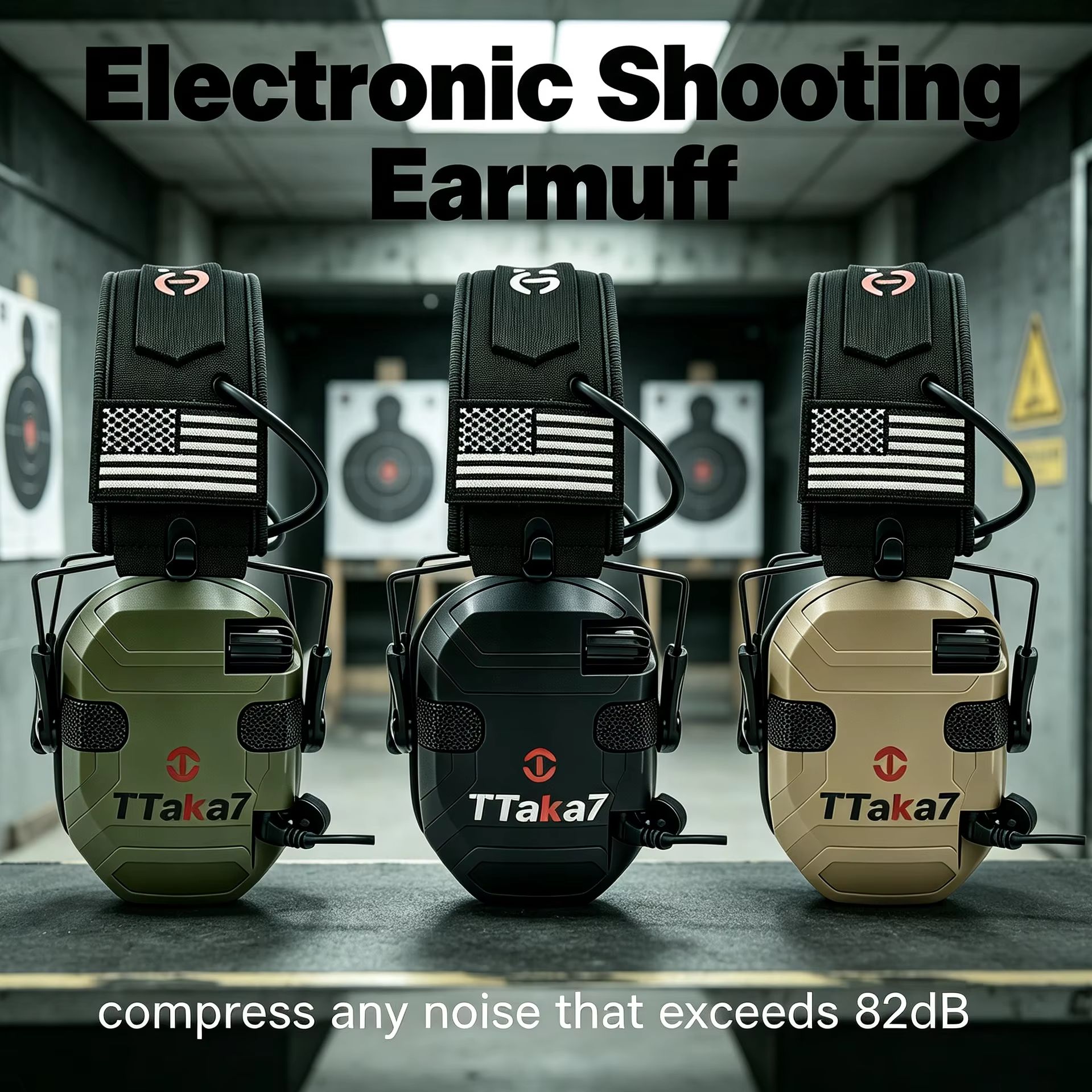 Earmuffs Foldable - Yeni Taktik Elektronik Atış Katlanabilir Kulaklık