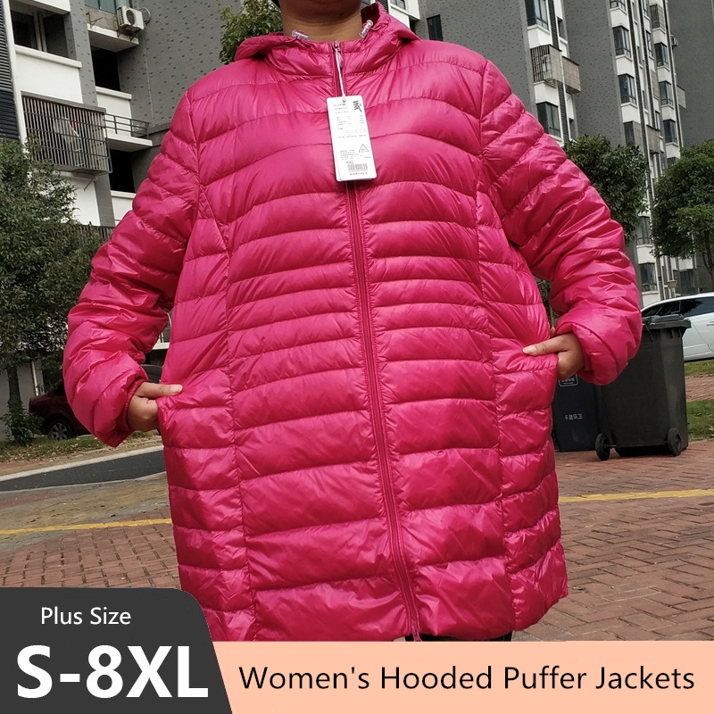 Down Jacket Packable - Artı Boyutu 5XL 6XL 7XL kadın