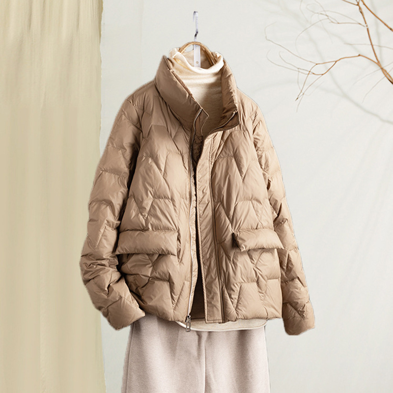 Down Jacket Packable - Sonbahar Ultra hafif ince ördek uzun