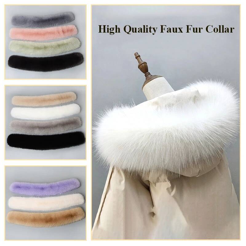 Shawl Wrap Winter - Kış ceket kürk yaka Faux kürk