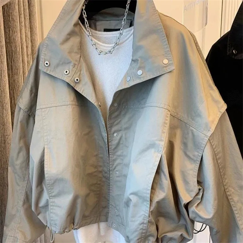 Down Jacket Packable - Yüksek Yaka Büzgülü Pileli Rüzgar Geçirmez