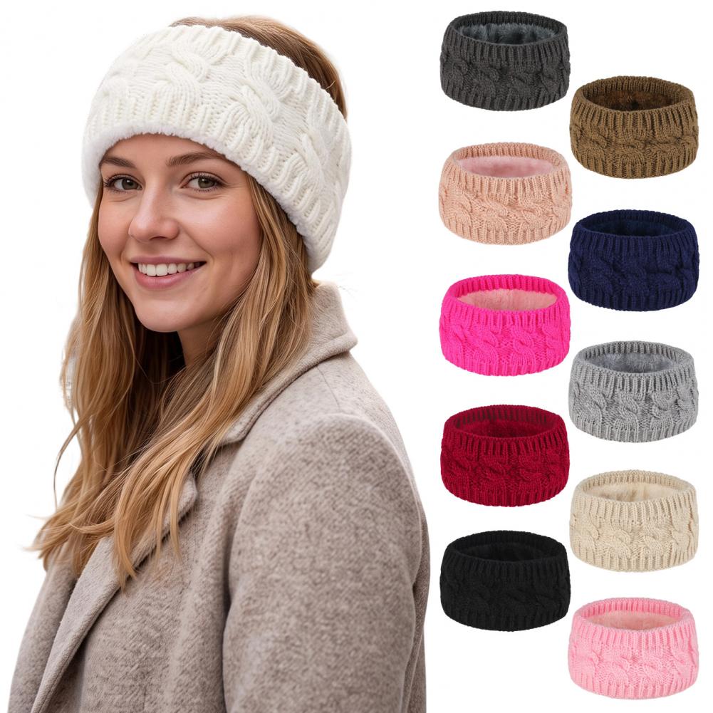 Fleece Ear Warmer Band - Kadınlar için Kışlık Koşu Ekipmanları: Kadınlar