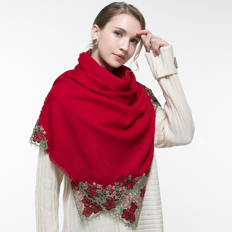 100% Gerçek Yün Pembe Eşarp Ka - Cashmere Pashmina Wrap incelemesi ve fiyatı