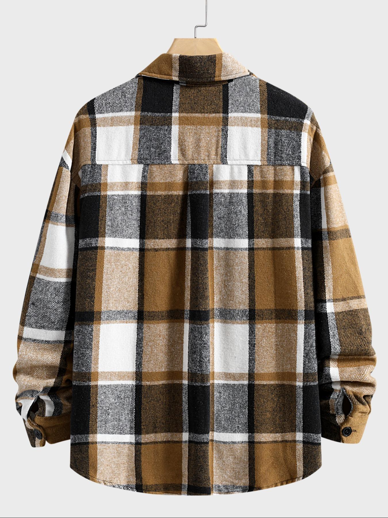 Retro Ekose Gömlek Erkekler Ra - Flannel Shirt Lined incelemesi ve fiyatı