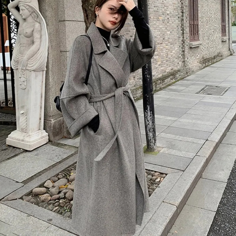 Çift Taraflı Kaşmir Büyük Yaka - Wool Coat Peacoat incelemesi ve fiyatı