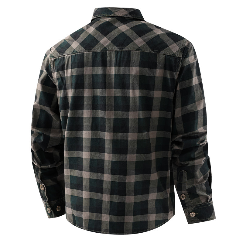 Erkekler Ekose Rahat Gömlekler - Flannel Shirt Lined incelemesi ve fiyatı